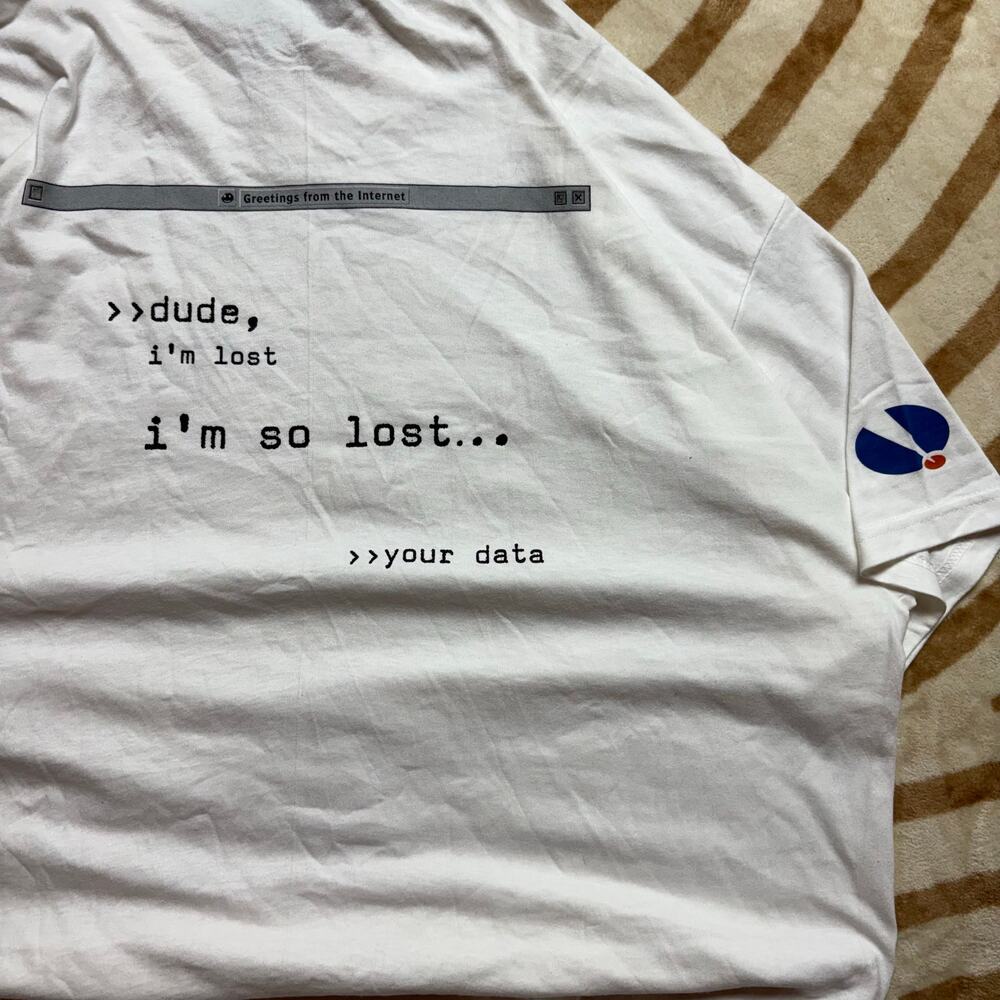RARE INTERNAP 2001 • 'I'M SO LOST' VINTAGE TECH MEME TEE